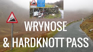 Wrynose and Hardknott Pass  Cycle Touring Lake District UK [upl. by Berkly]