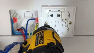 Installing a light switch 1 [upl. by Arihs]