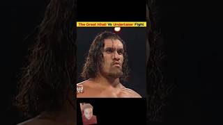 the great Khali vs under taker shorts viral shortvideo wwe thegreatkhali undertaker [upl. by Nerreg]