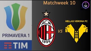 AC Milan vs Hellas Verona  Primavera 1  LIVE [upl. by Prudence]