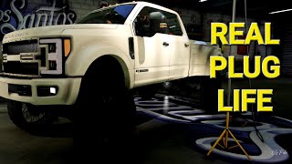 GTA 5 REAL PLUG LIFE  FORD F450 [upl. by Ydarg997]