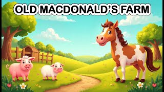 Old Macdonald had a fram  song for Children  Nursery Rhymes [upl. by Asiul614]