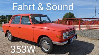 Wartburg 353 W Flammenrot Original Mit Motorsound [upl. by Hank]