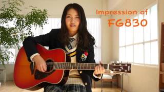 井上苑子 meets Yamaha FGampFS series [upl. by Hatfield]