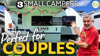 3 Small Campers Perfect for Couples in 2024 [upl. by Yalc]