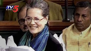 Sonia Gandhi Speech Creates Too Much Fun In Parliament Sessions  TV5 News [upl. by Dlopoel]