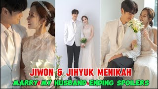 Jiwon amp Jihyuk Menikah  Marry My Husband Ending Spoilers [upl. by Avrenim]