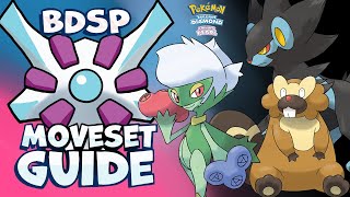 How to use BIBAREL LUXRAY amp ROSERADE Moveset Guide Pokemon Brilliant Diamond and Shining Pearl [upl. by Fransen]