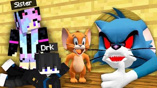 ESCAPE From SCARY TOM and JERRY In Minecraft [upl. by Nosned]