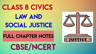 Law And Social Justice Class 8  Law And Social Justice Class 8 [upl. by Rand502]