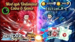 beyblade burst rivals mod apk [upl. by Euphemia773]