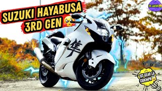 SUZUKI HAYABUSA GEN 3😻1ST GEAR LA 130KMPH🥵HILL HOLD ASSIST🤯AKRAPOVIC EXHAUST🔥 [upl. by Ardene]