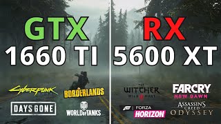 GTX 1660 TI VS RX 5600 XT IN 2021 [upl. by Ellatnahc]