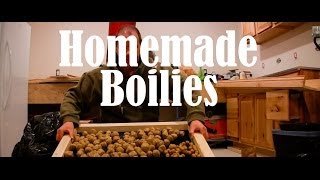 How To Make Homemade Boilies for Carp Fishing Nutty Mix [upl. by Laekcim862]