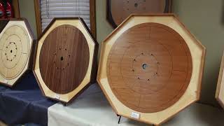 Crokinole Boards Overview from Crokinole Canada wwwcrokinoleca [upl. by Salvadore]