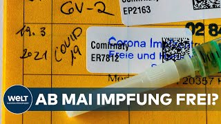 CORONAPANDEMIE Die Impfpriorisierung könnte bereits im Mai fallen I WELT News [upl. by Barrington]