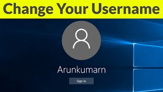 How To ChangeReset UsernameLocal Administrator On Windows 10 By Without Microsoft Account [upl. by Osgood276]