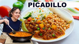 Mexican Picadillo Ground Beef Recipes [upl. by Naujd]