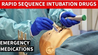 Rapid Sequence Intubation Drugs RSI Emergency medications [upl. by Ahsym591]