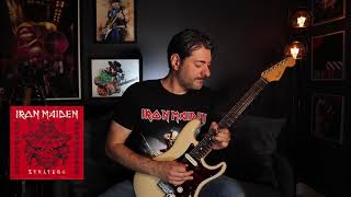 Iron Maiden  Stratego Janick Gers Guitar Solo Cover [upl. by Rheinlander638]