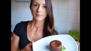 Schokoladenkuchen mit flüssigem SchokoladenKern  Coulant [upl. by Carmelina]