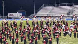 UGA redcoat band performance for Northeast Georgia Marching Band Exhibition 2024 part 2 [upl. by Nollad]