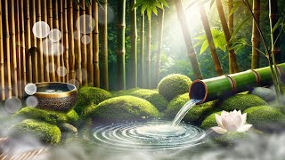 ✨🎶Tibetan Singing Bowls  Bamboo Water Sounds  Deep Healing amp Meditation 🌿🌸 [upl. by Tara75]