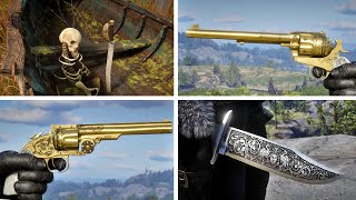 10 HIDDEN Weapons Locations in Red Dead Redemption 2 [upl. by Aneehsyt]