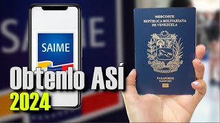 ASÍ obtienes el PASAPORTE en VENEZUELA 2024 [upl. by Foushee582]