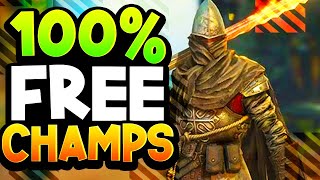 8 Free Epic  Legendary Champions amp How to Build Them [upl. by Vere]