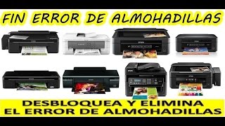 Solución Almohadillas han llegado al final de su vida útil Epson L110L200L210L300L350 y L355 [upl. by Trebla]