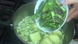 Asparagus Soup  Healthy amp Easy To Make Recipe [upl. by Aiuoqes772]