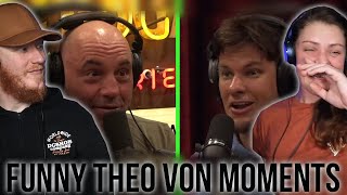 COUPLE React to Funniest Theo Von Moments  OB DAVE REACTS [upl. by Morentz]