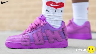 CPFM x NIKE AIR FORCE 1 quotFUCHSIAquot  REVIEW SIZING amp ONFOOT [upl. by Gentilis725]