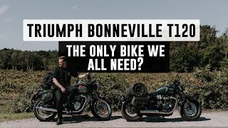 Triumph Bonneville T120 Review  The bike that does it all Why should you consider one [upl. by Phillane]