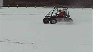 CVT Testing in snow  Lehigh University BAJA SAE [upl. by Aron6]