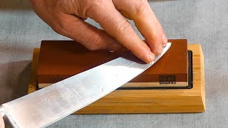 🔪Le meilleur Tuto pour aiguiser les Couteaux avec Pierre à Eau japonaise 🇯🇵 [upl. by Ansell]