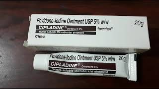 PovidoneIodine Ointment USP 5ww CipladineBetadineOintment Uses [upl. by Esom]