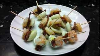 Pincho super rico y original con gambas huevo y anchoas [upl. by Anahir464]