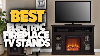 10 Best Electric Fireplace TV Stands 2022  Top 10 Picks [upl. by Bonnette27]