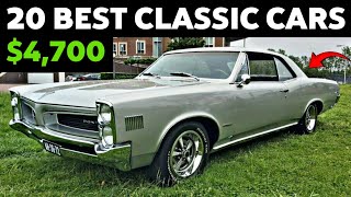 Todays Finds On Marketplace 20 Classic Cars For Sale Under 10000 [upl. by Divod]