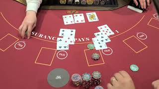 MY BEST BLACKJACK WIN In Las Vegas With 1K Hands [upl. by Ivgnout862]