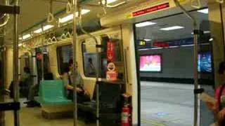 Taipei MRT Blue Line Banqiao→Longshan Temple [upl. by Riesman]