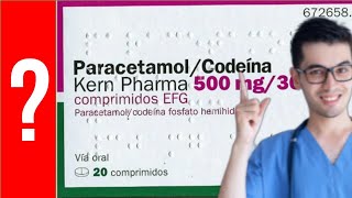 PARACETAMOL CON CODEÍNA  Para que sirve y Como se toma  Dolor  Y MAS 💊 🔴 [upl. by Eamaj]