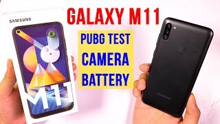 Samsung Galaxy M11 Unboxing First Impressions PUBG Test  Camera  Budget Galaxy for 11000 Hindi [upl. by Yuri]