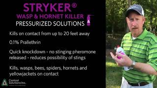 Control Solutions Inc  Stryker Wasp and Hornet Killer Demo [upl. by Riplex]