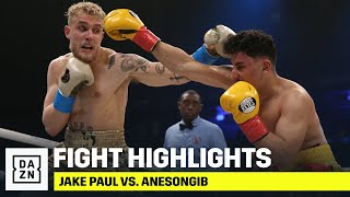 HIGHLIGHTS  Jake Paul vs AnEsonGib [upl. by Sanchez]