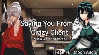 Saving You From A Crazy Client Feat BlueMoonAudio Lesbian ASMR Audio RP Rescuing You F4F [upl. by Wise]