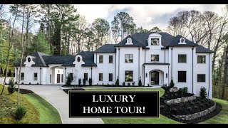 Atlanta Luxury Custom Home Tour  Powers Ferry [upl. by Codding989]