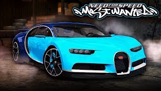 NFS Most Wanted  Bugatti Chiron Mod Gameplay 1440p60 [upl. by Georgianne]